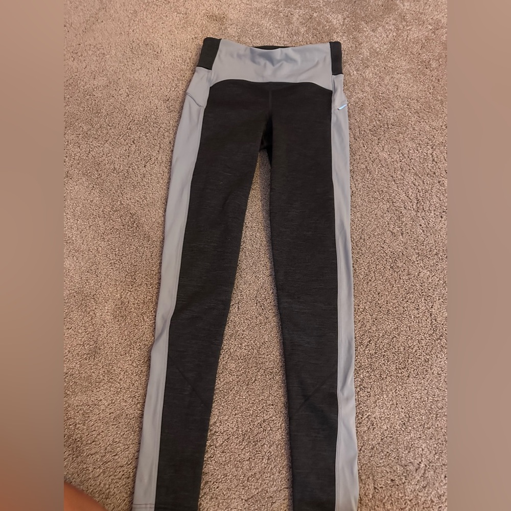 Athleta grey cotton leggings